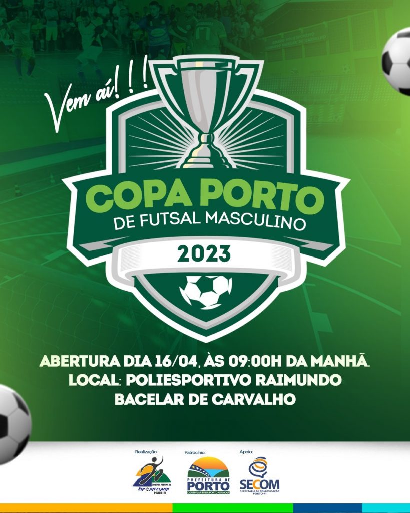 Copa Porto de Futsal Feminino 2023 tem início neste sábado, dia 06 de maio  – Prefeitura de Porto